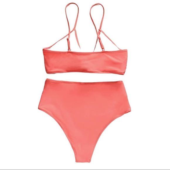 XUNYU High Waisted Bikini Set Swimsuit Push Up Tie Knot Swimwear Two Piece XL - Picture 7 of 9